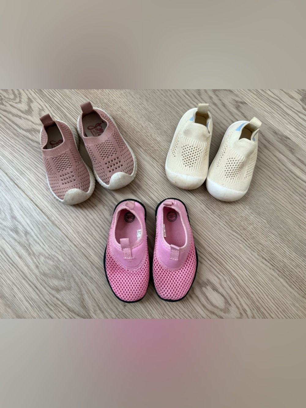 Toddler Girl Mesh Water Shoes - Bundle of 3